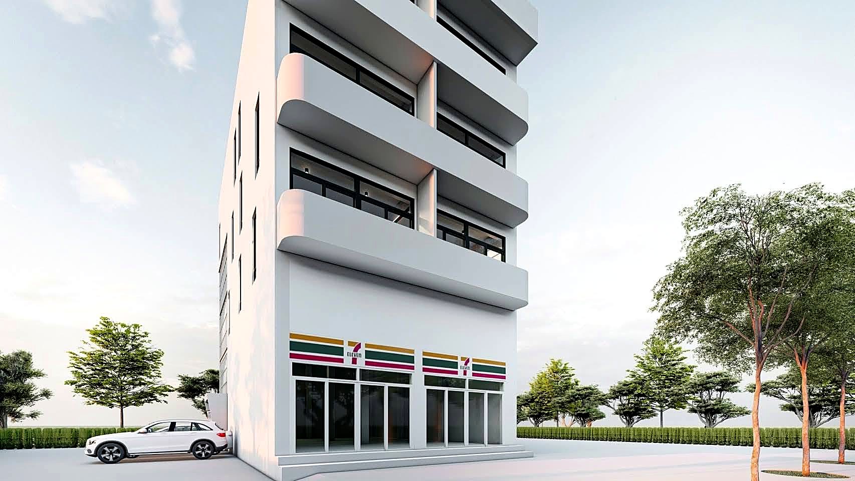 ขายตึกแถว 2 คูหาหัวมุม 4.5 ชั้น สุขุมวิท 50 · มี 7-Eleven เช่า · Yield ~7% รูปที่ 25